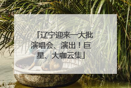 辽宁迎来一大批演唱会、演出！巨星、大咖云集