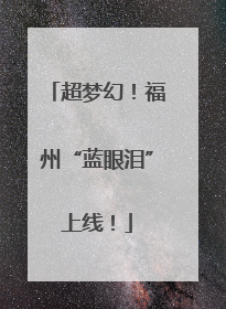 超梦幻！福州“蓝眼泪”上线！