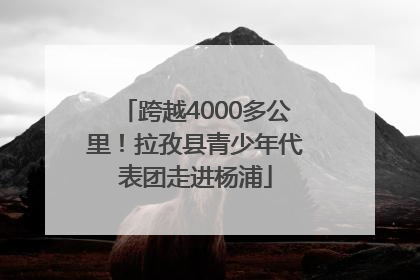 跨越4000多公里！拉孜县青少年代表团走进杨浦