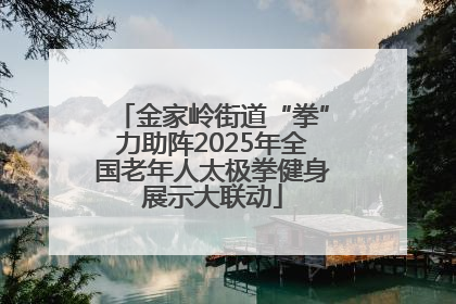 金家岭街道“拳”力助阵2025年全国老年人太极拳健身展示大联动