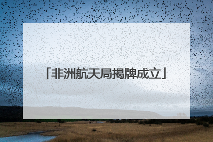 非洲航天局揭牌成立