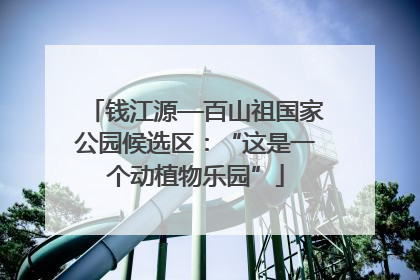 钱江源—百山祖国家公园候选区：“这是一个动植物乐园”