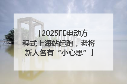 2025FE电动方程式上海站起跑，老将新人各有“小心思”