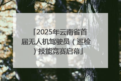 2025年云南省首届无人机驾驶员（巡检）技能竞赛启幕
