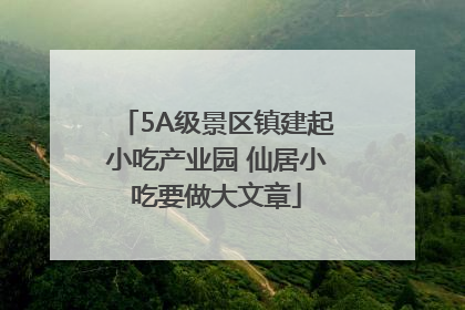 5A级景区镇建起小吃产业园 仙居小吃要做大文章