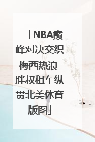 NBA巅峰对决交织梅西热浪 胖叔租车纵贯北美体育版图