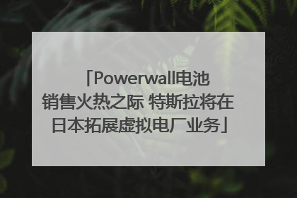 Powerwall电池销售火热之际 特斯拉将在日本拓展虚拟电厂业务